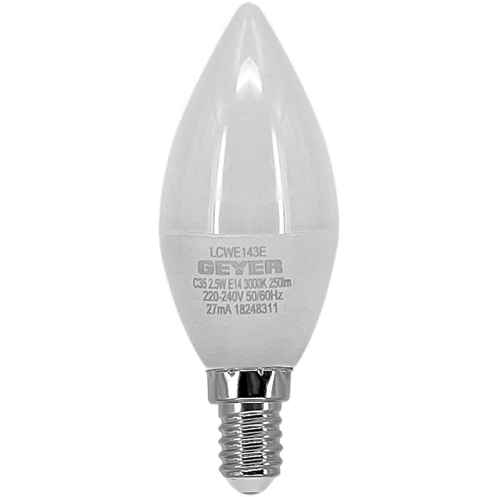 LCWE143E_0 Λάμπα LED Κερί C35 2.5W E14 3000K 250lm - Image 1