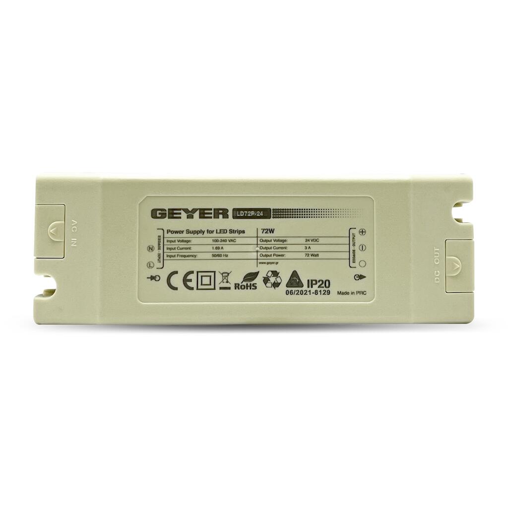 LD72P-24_0 Τροφοδοτικό 72W 24V DC 3A IP40 - Image 1
