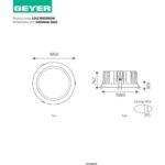 Φωτιστικό LED Downlight 25W 4000Κ 2825lm 60° - Image 2