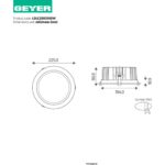 Φωτιστικό LED Downlight 35W 4000Κ 3885lm 60° - Image 2