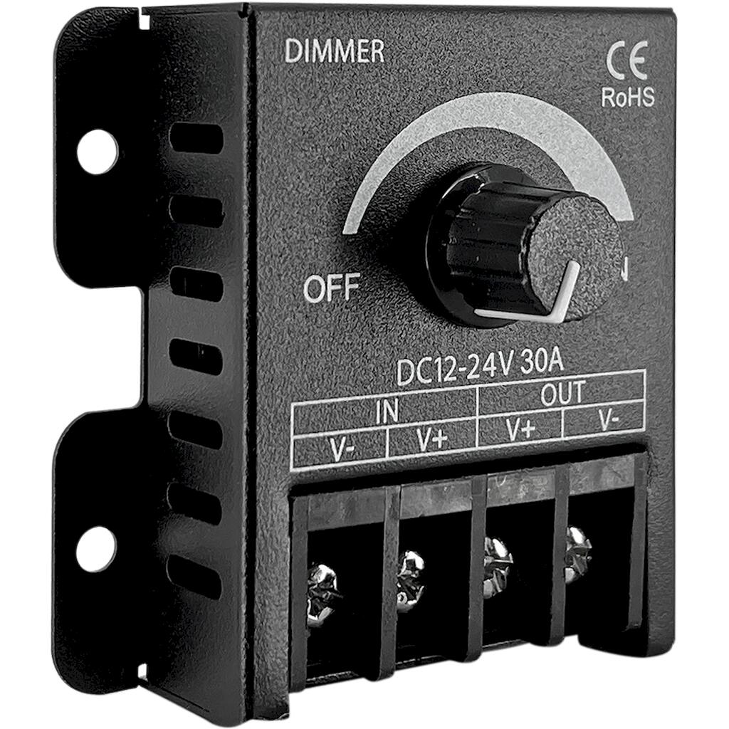 LDM12360_0 Ρεοστάτης για λεντοταινία 360W 12V, 720W 24V χειροκίνητος - Image 1