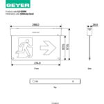 Kit γωνιακό για LED φωτιστικό ασφαλείας LE-229 - Image 2