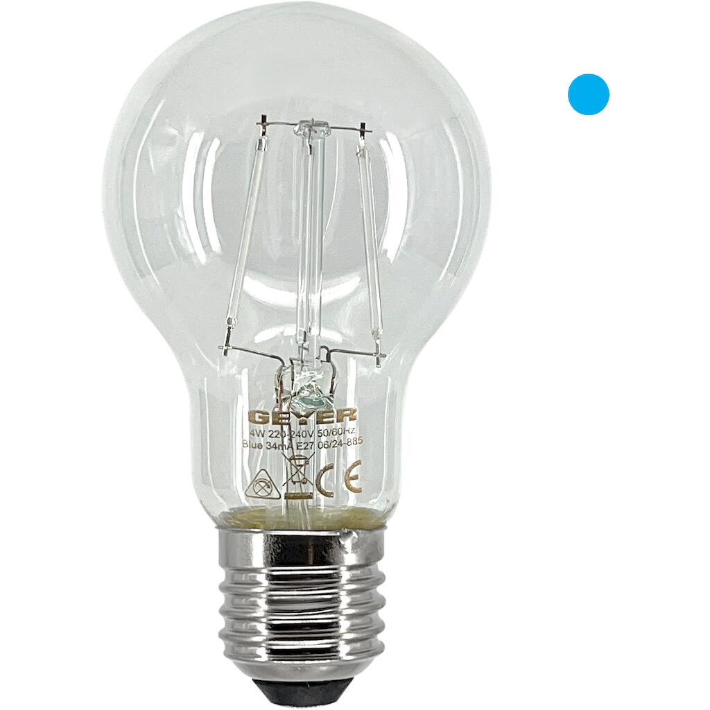 LFA274-B_0 Λάμπα LED Color Α60 4W E27 μπλε 60lm - Image 1