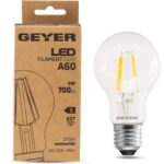 Λάμπα LED Κλασική Filament Α60 6W E27 2700K 700lm - Image 5