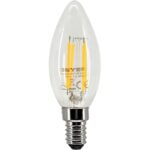 Λάμπα LED Κερί Filament C35 4W E14 4000K 380lm dim
