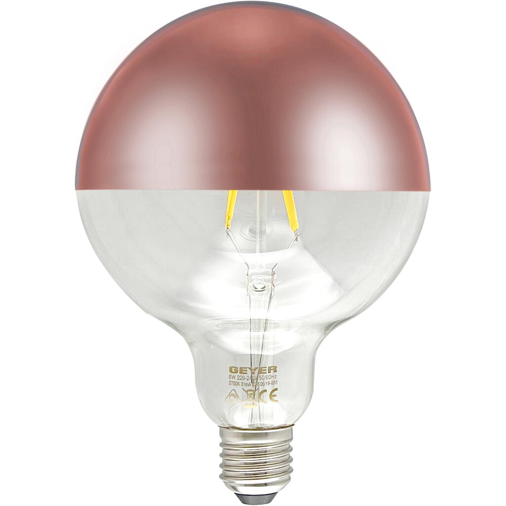 LFGBM276CD_0 Λάμπα LED Αντεστραμμένου καθρέφτη χαλκός G125 6W E27 2700K 480lm dim - Image 1