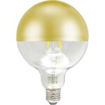 Λάμπα LED Αντεστραμμένου καθρέφτη χρυσό G125 6W E27 2700K 480lm dim