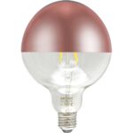 Λάμπα LED Αντεστραμμένου καθρέφτη χαλκός G95 6W E27 2700K 550lm dim