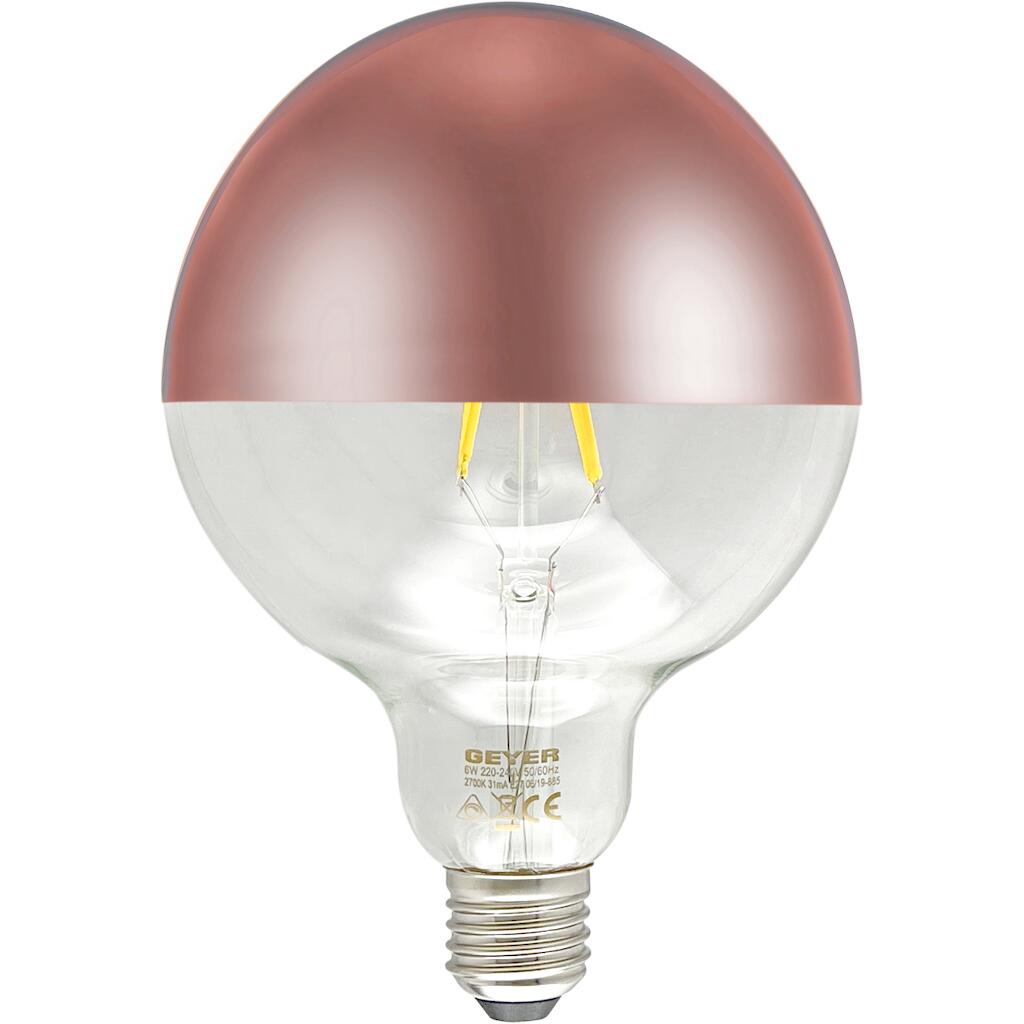 LFGNM276CD_0 Λάμπα LED Αντεστραμμένου καθρέφτη χαλκός G95 6W E27 2700K 550lm dim - Image 1