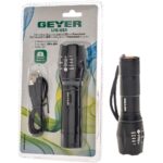 Επαναφορτιζόμενος LED Φακός 5W USB με Power Bank