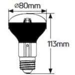 Λάμπα LED Filament R80 11W E27 4000K 980lm - Image 2