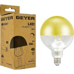 Λάμπα LED Αντεστραμμένου καθρέφτη χρυσό A60 6W E27 2700K 550lm dim - Image 3