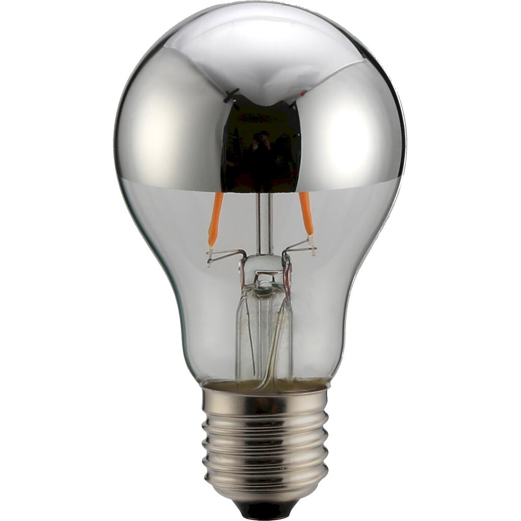 LFMA276SD_0 Λάμπα LED Αντεστραμμένου καθρέφτη ασημί A60 6W E27 2700K 550lm dim - Image 1