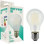 Λάμπα LED Κλασική Filament matt A60 6W E27 4000K 650lm - Image 3