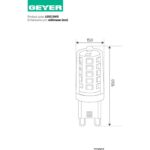 Λάμπα LED G9 3.5W 3000Κ 350lm dim - Image 2