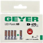 Λάμπα LED G9 4.8W 3000Κ 470lm 4+1 ΔΩΡΟ
