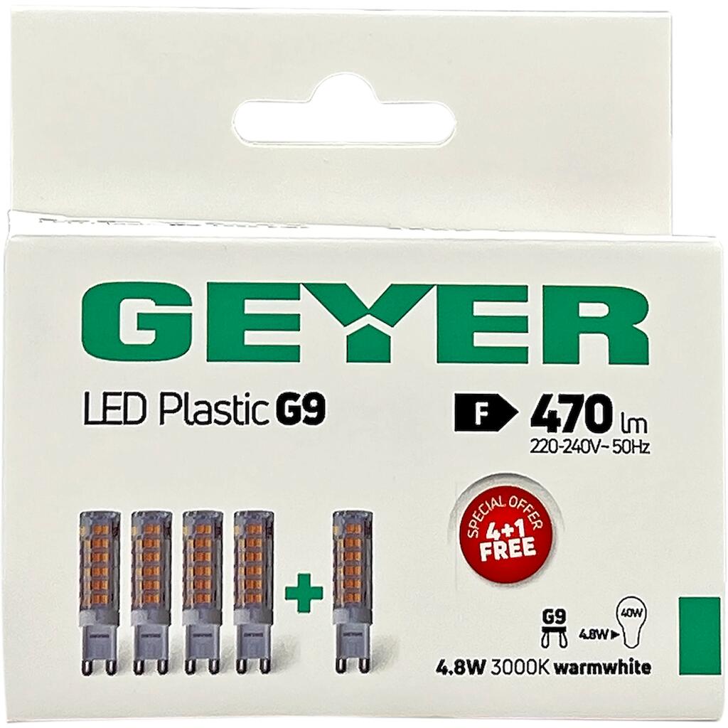 LG95-PW5_0 Λάμπα LED G9 4.8W 3000Κ 470lm 4+1 ΔΩΡΟ - Image 1