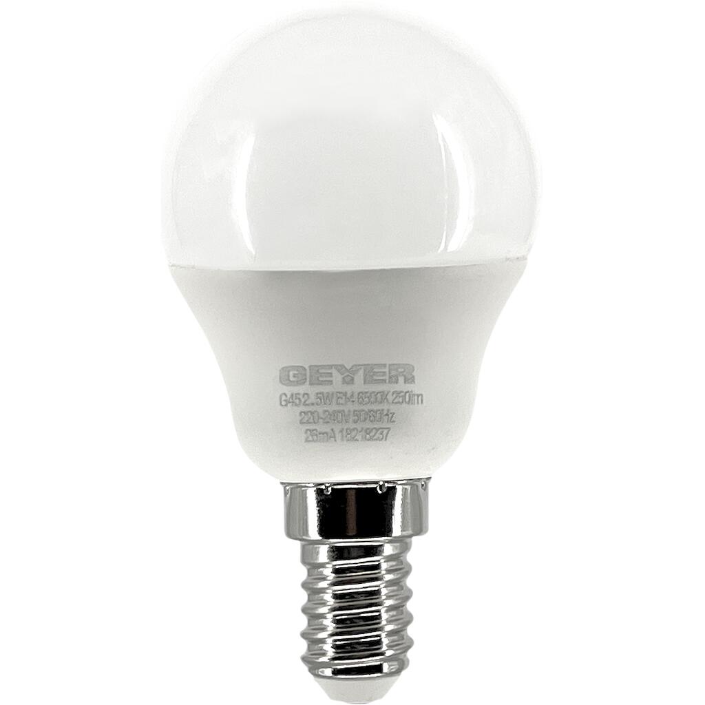 LGLDE143E_0 Λάμπα LED Σφαιρική G45 2.5W Ε14 6500K 250lm - Image 1