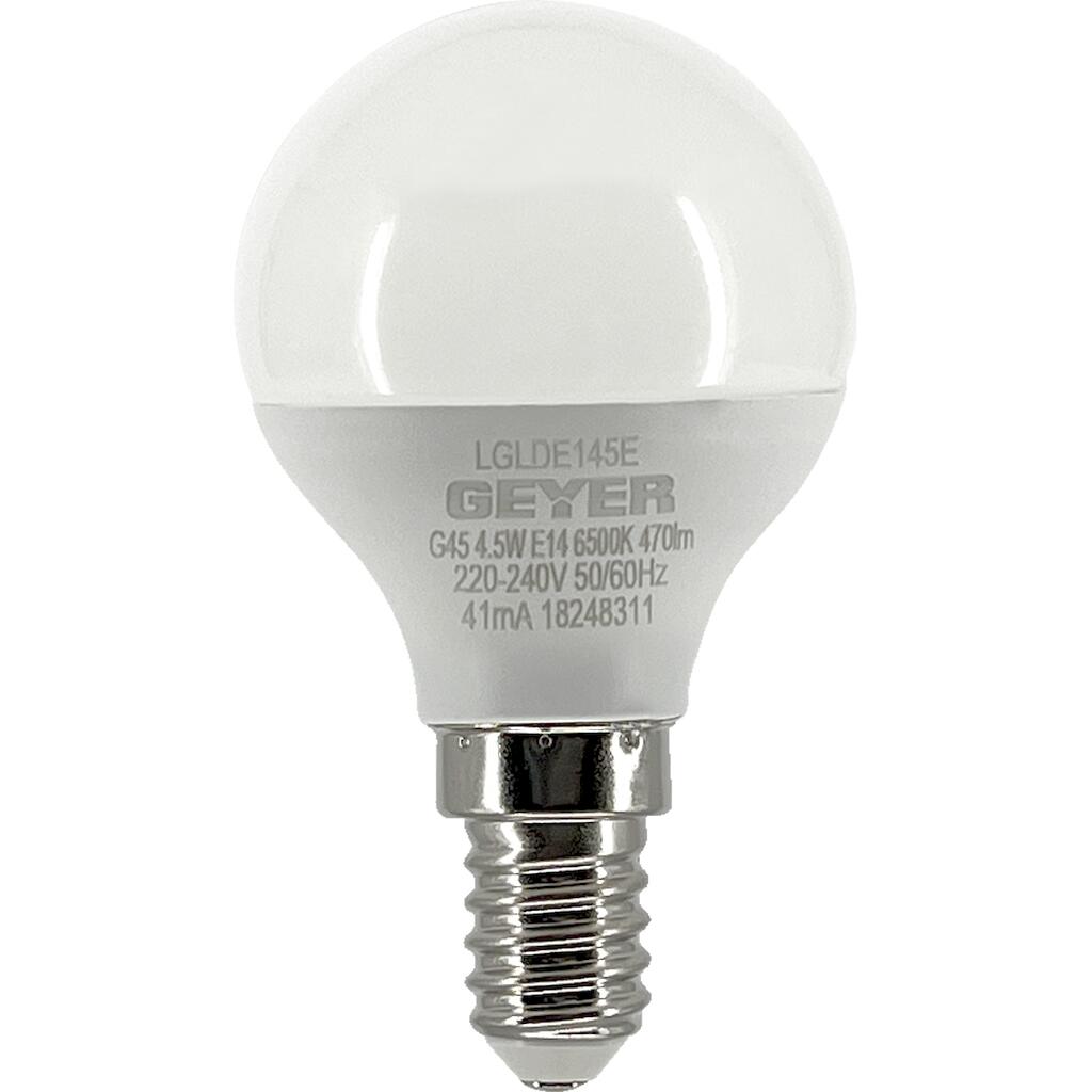 LGLDE145E_0 Λάμπα LED Σφαιρική G45 4.5W Ε14 6500K 470lm - Image 1