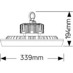 LED ΚΑΜΠΑΝΑ 100W 5000K 13000LM - Image 2