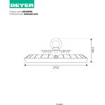 Καμπάνα LED Highbay Economy 100W 5000K 10000lm IP65 - Image 2