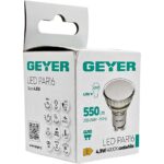 Λάμπα LED PAR16 Glass 4.9W GU10 4000K 550lm 120° - Image 4