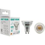 Λάμπα LED PAR16 Glass 4.9W GU10 6500K 450lm 36° - Image 3