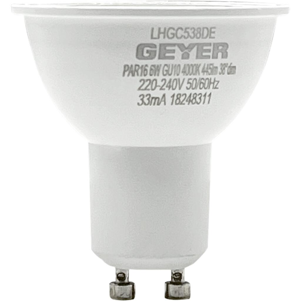 LHGC538DE_0 Λάμπα LED PAR16 6W GU10 4000K 445lm 38° dim - Image 1