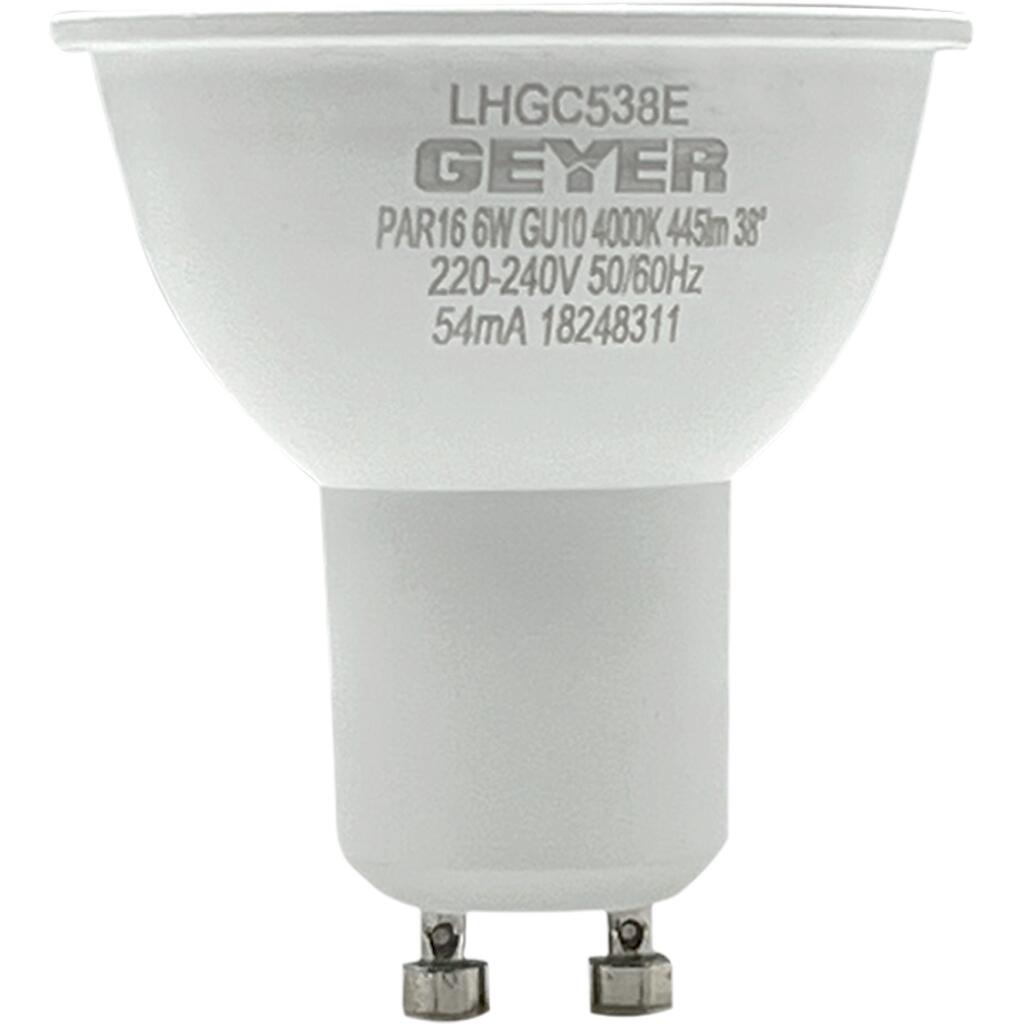 LHGC538E_0 Λάμπα LED PAR16 6W GU10 4000K 445lm 38° - Image 1