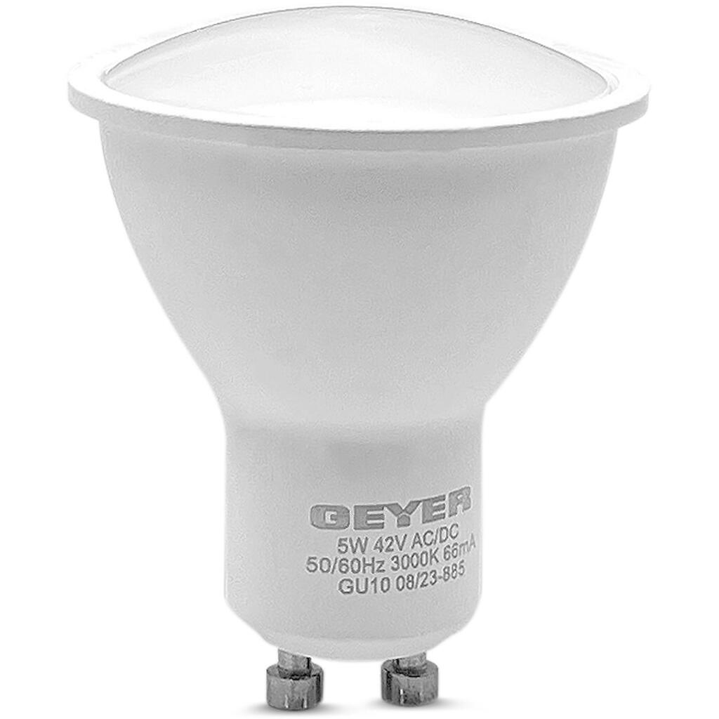 LHGW5-42_0 Λάμπα LED PAR16 5W GU10 3000K 400lm 42V AC/DC - Image 1