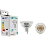 Λάμπα LED MR16 Glass 5.5W GU5.3 3000K 450lm 36° 12V - Image 3