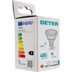 Λάμπα LED MR16 Glass 5.5W GU5.3 3000K 450lm 36° 12V - Image 4