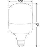 Λάμπα LED High Power Economy 30W E27 2700K 2700lm IP44 - Image 2