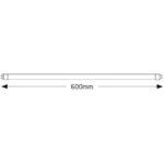 Λάμπα LED T8 ST 8W G13 3000K 960lm 0.6m με LED starter - Image 3
