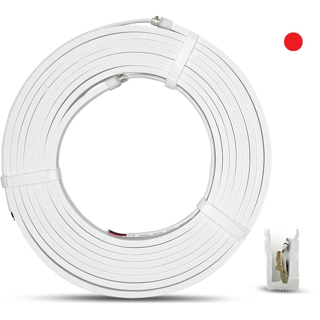 LN144612R_0 Ταινία LED Neon 14.4W 24V κόκκινη 1400lm IP67 6x12mm - Image 1