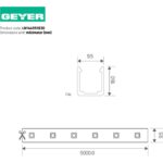 Ταινία LED Neon 14.4W 24V 3000K 1400lm IP67 10x23mm - Image 2