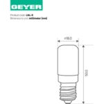 Λάμπα LED Νυxτός T20 1.3W E14 κόκκινο 15lm - Image 2
