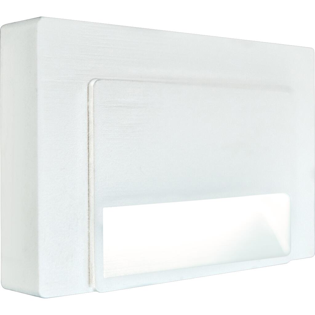 LOWP12583WW_0 Απλίκα LED 1.2W 3000K 110lm 125x83 IP54 λευκό - Image 1