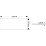 Panel LED Slim 120x60 60W 6000K 5400lm - Image 2