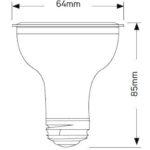 Λάμπα LED PAR20 7W E27 4000K 560lm - Image 2