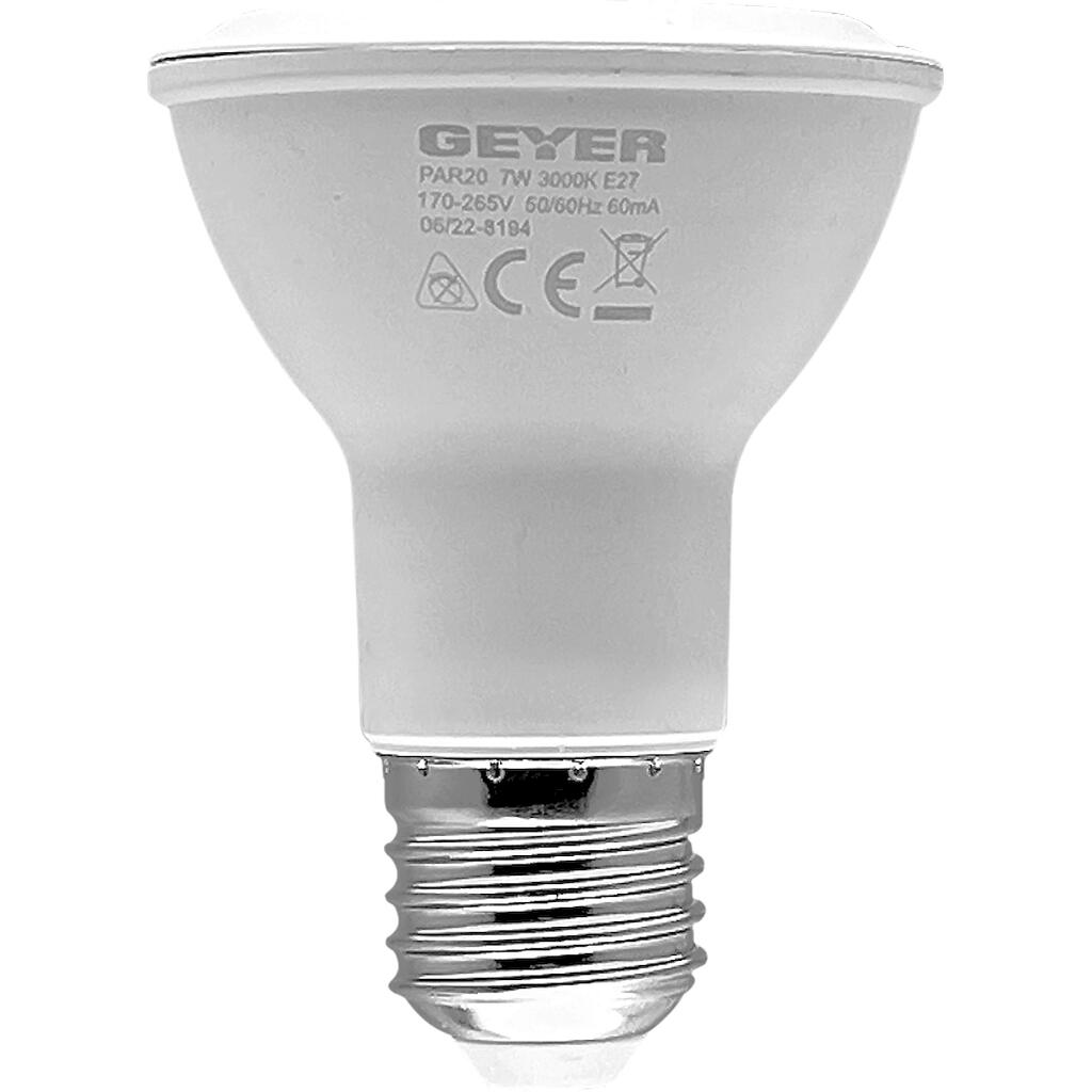 LP20WE277_0 Λάμπα LED PAR20 7W E27 3000K 560lm - Image 1