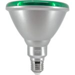 Λάμπα LED PAR38 15W E27 πράσινo IP65