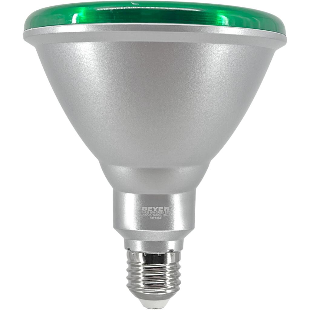 LP38GE2715_0 Λάμπα LED PAR38 15W E27 πράσινo IP65 - Image 1