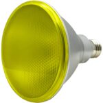 Λάμπα LED PAR38 15W E27 κίτρινo IP65 - Image 4