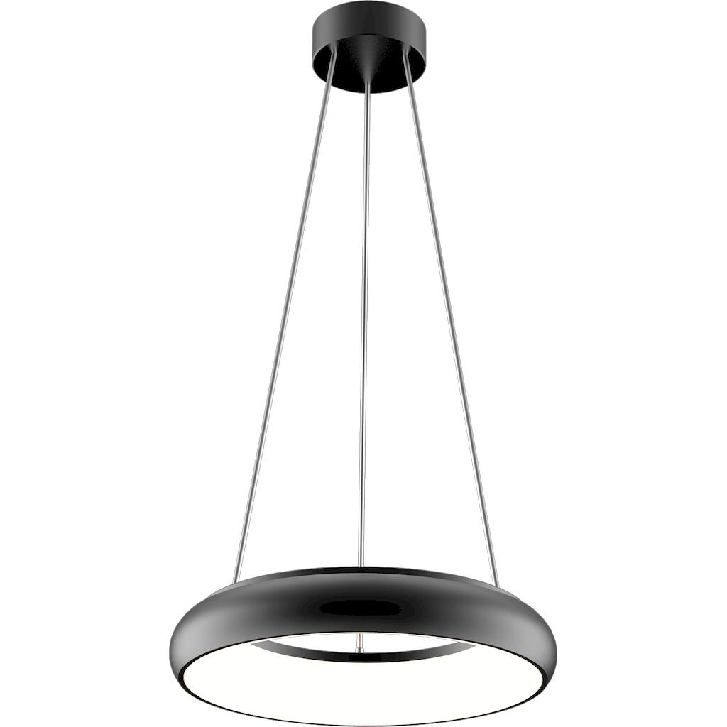 LPBW3025W_0 Φωτιστικό κρεμαστό LED 25W 3000K 1850lm IP40 300mm μαύρο - Image 1