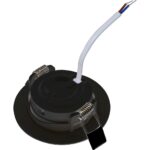 LED Spot χωνευτό GU10 7W 3000K/4000K/6500K 560lm IP20 μαύρο (switchable) PC/PMMA - Image 2