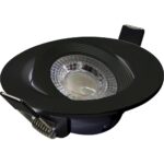 LED Spot χωνευτό GU10 7W 3000K/4000K/6500K 560lm IP20 μαύρο (switchable) PC/PMMA - Image 3