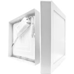 Επίτοιχο PL LED τετράγωνο 18W 4000K 1550lm 225x225mm - Image 4
