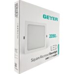PL LED τετράγωνο 24W 6500K 2090lm 200x200mm - Image 2