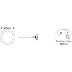PL LED 24W 3000K 2100lm Φ200mm - Image 3
